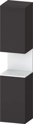 Duravit Qatego Hochschrank Graphit Supermatt 400x360x1760 mm - QA1346L18800000 QA1346L18800000