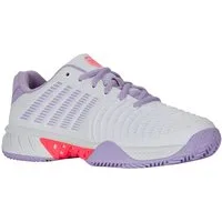 K-Swiss Performance Express Light 3 Clay/Sandplatz weiss/violett Damen Tennisschuh