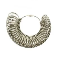Meeye Ringmaß Ringgrößenmesser,Schnelle und einfache Messung der Ringgröße, Ringgrößen 41–76, EU-Standard, abnehmbares Design, gut lesbare Skala