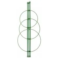 Greemotion Staude Verstellbare Staudenhalter, 3 St., ø14-18 cm, 3 Ringe, für Garten & Topfpflanzen