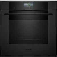 SIEMENS Pyrolyse Backofen iQ700 HB776G1M1, mit Teleskopauszug nachrüstbar, Intelligenter Backofen in Matt mit Kochassistent und Selbstreinigung