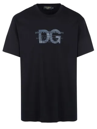 Dolce & Gabbana Exklusive T-Shirt schwarz