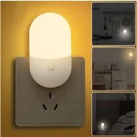Rosnek Nachtlicht Nachtlicht Steckdose, warmweiß/weiß für Kinderzimmer, Schlafzimmer, warmweiß, weiß, LED Nachtlicht Kinder