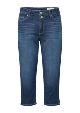 s.Oliver Red Label - Capri Jeans Betsy : Regular Fit blau - Gr. - 38