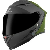 Bogotto Motorradhelm H153 BT SPN Bluetooth Helm, integriertes Kommunikationssystem,geeignet für Brillenträger,vorb