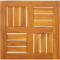 vidaXL Tischplatte Tischplatte 40x40x2 cm Quadratisch Massivholz (1 St)