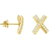 Sofia Milani Paar Ohrhänger X, 925 Silber Damen Schmuck - E3096