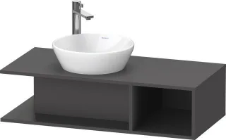 Duravit D-Neo Konsolenwaschtischunterbau wandhängend Graphit Matt 1000x480x260 mm - DE491904949 DE491904949