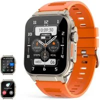 Lige Smart Watch Ultra Herren mit Telefonfunktion, Fitness-Tracker Smartwatch, IP67 Wasserdicht, 100+ Sportmodi, Schlafüberwachung
