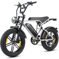 Vankel E-Bike Cityrad E6-2.0 Elektrofahrrad 20” x 4 Damen u. Herren Pedelec 720Wh Max.108KM, Kettenschaltung, Heckmotor, 720 Wh, Pedelec, Elektrofahrrad E-Mountainbike für Erwachsene, E-bikes