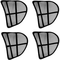 HAC24 Stuhlkissen 4x Rückenstütze Auto Stuhl Rückenhilfe Stütze Rückenstabilisator, 40 x 38 cm