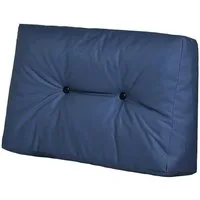 Easysitz Palettenkissen Seitenkissen / Rückenkissen für Outdoor und Lounge 60x40cm Keilkissen, Ideal für Gartenmöbel, Palettenmöbel und Lounges