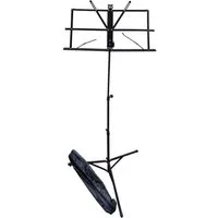 MSA Notenpult Notenständer, große Auflage, Tasche, (Höhenverstellbar bis 123cm)