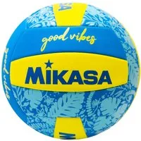Mikasa Beachvolleyball Beachvolleyball Good Vibes, 100 % wasserfest dank Spezialventil