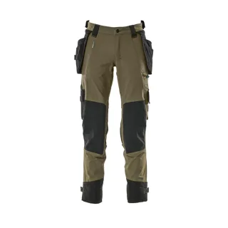 MASCOT Hose mit Hängetaschen ADVANCED Moosgrün 58 - 17031-311-33-76C58