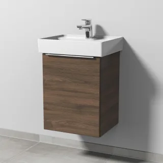 Sanipa 3way Waschtischunterbau zu Villeroy & Boch Collaro Waschtisch mit 1 Tür, Eiche-Arizona UM83080