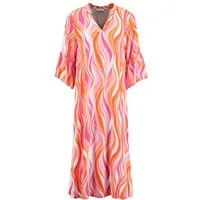 Key Largo Druckkleid WD SWIRL v-neck (1-tlg)