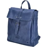 The Skandinavian Brand Freizeitrucksack The Skandinavian Brand Damen Leder Rucksack Blue (1-tlg)