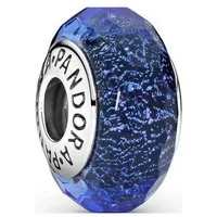 Pandora Bead Moments Facettiertes Blaues Murano Glas