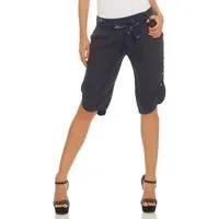 Mississhop Leinenhose Damen-Bermuda-Shorts aus 100 % Leinen – luftig, natürlich & sommerlich