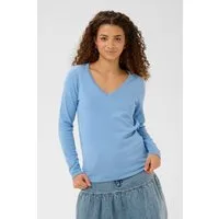 Saint Tropez Strickpullover MilaSZ LS V-Neck Pullover Viskosemischung, Regular fit