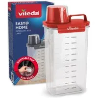 Vileda Aufbewahrungsbox Waschmittelbox 2300ml rot (Komplett-Set, Set)