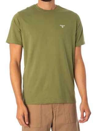 Barbour Maßgeschneidertes Sport-T-Shirt, Grün