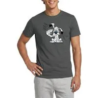 Spreadshirt T-Shirt Asterix & Obelix Idefix Klopft Toc Toc Toc Männer T-Shirt (1-tlg)