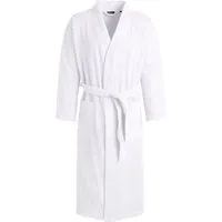 Egeria Unisex-Bademantel Topas, ideal für Sauna & Spa, Hotelbademantel, Morgenmantel, Langform, Walkfrottee, Schalkragen, Gürtel, für Damen & Herren, in Kimonoform