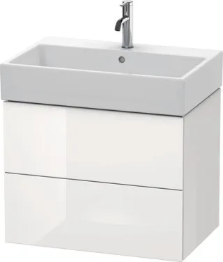 Duravit L-Cube Waschtischunterbau wandhängend Weiß Hochglanz 684x459x544 mm - LC627608585 LC627608585