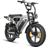 Vankel E-Bike Mountainbike Cityrad E-Fahrrad 20” x 4.0” Damen u. Herren Pedelec 1440Wh Max.216KM, Kettenschaltung, Heckmotor, 1440 Wh, (Beleuchtungsset mit Batterieladegerät, Batterieschlüssel, Werkzeug), 48V 30Ah Offroad Elektrofahrrad 7-Gang, hydra
