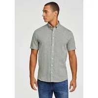 LINDBERGH Leinenhemd Leinenhemd (Kurzarm) Slim Fit