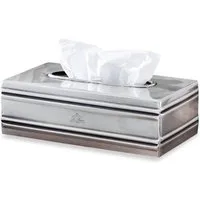 Mirabeau Badaccessoire-Set Taschentuchbox Suzette antiksilber