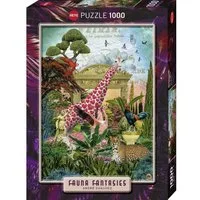 HEYE Puzzle GIRAFFOLOVE, HEYE Puzzle von Rie Tokimatsu, 1000 Puzzleteile