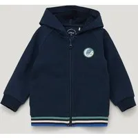 s.Oliver Sweatjacke Sweatshirt Jacke Kapuzenjacke mit Dino-Zacken