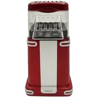 BURI Popcornmaschine Popcornmaschine rot Popcornautomat Heißluft Popcorn Maker 900W Popcorn