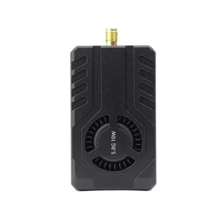 HGLRC 5.8GHz 10W VTX 80CH 25/200mW/5/10W/Pit FPV Transmitter7-36V(2-8S) IRC Tramp 20x20mm(M2) for FPV Drone