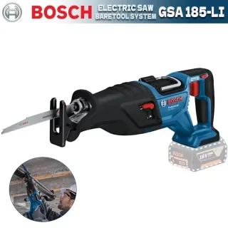 GSA 185-LI for BOSCH Cordless Reciprocating Saw For Cutting Metal Wood Cordless Cutting Power Brushless Reciprocating Sa