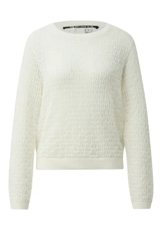 qs - Strickpullover creme - Gr. - L