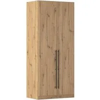 OTTO home Kleiderschrank Mehrzweckschrank Aktenschrank Möbel Mietswohnung Schlafzimmer AVOLA (3 verschiedene Ausstattungen BASIC/CLASSIC/PREMIUM (inkl. SOFT-CLOSE) mit hochwertigen Stangengriffen in Schwarz aus Metall MADE IN GERMANY