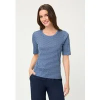 Olsen T-Shirt Shirt mit Allover-Dessin