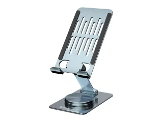 Conceptronic THANA08G Faltbarer und drehbarer Handyhalter | thana08g | 360° drehbare Basis - höhenverstellbar