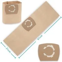 PRIMEBAG Staubsaugerbeutel 5 Staubsaugerbeutel für Kärcher WD 2 Plus V12/4/18/C kompatibel