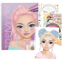 Depesche Malbuch TOPModel Make-Up Malbuch - 20 Vorlagen + Sticker