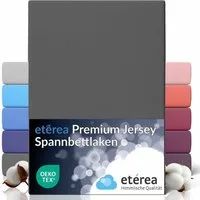 etérea Himmlische Qualität Spannbettlaken etérea Premium Jersey Spannbettlaken 90x200 -, Jersey, Gummizug: rundum, (1 Stück)