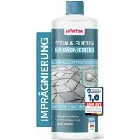 Plintex Steinimprägnierung Außen & Innen I universell anwendbare Naturstein-Imprägnierung, Naturstein, Steinplatten, Pflasterstein I Steinversiegelung