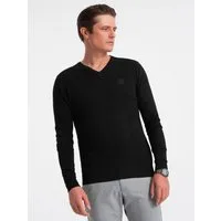 OMBRE V-Ausschnitt-Pullover Eleganter Herrenpullover mit V-Ausschnitt
