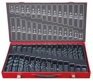 KS Tools HSS-R Spiralbohrer-Satz, 230-tlg, 1-13mm - 330.1650