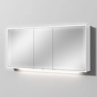 Sanipa Reflection Spiegelschrank MILO 160 mit LED-Beleuchtung, Weiß-Glanz, AU03978 AU03978
