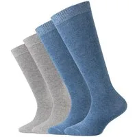 Camano Kniestrümpfe ca-soft (4-Paar) mit hohem Baumwollanteil